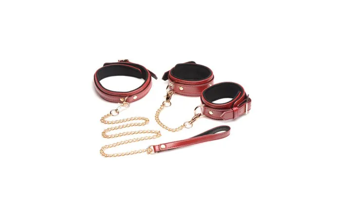 Anal Master Series 6 Pc Vegan Bondage Set Various Materials