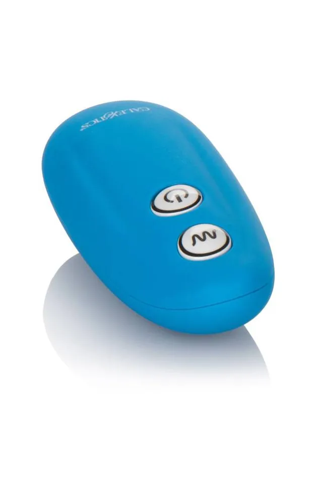 Cal Exotics 7 Function Lovers Remote Bullet Vibrator Blue Cal Exotics Vibrators