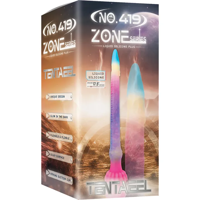 Dildos Excellent Power no419 Zone Liquid Silicone Tentaeel Dildo 175 Inch Excellent Power