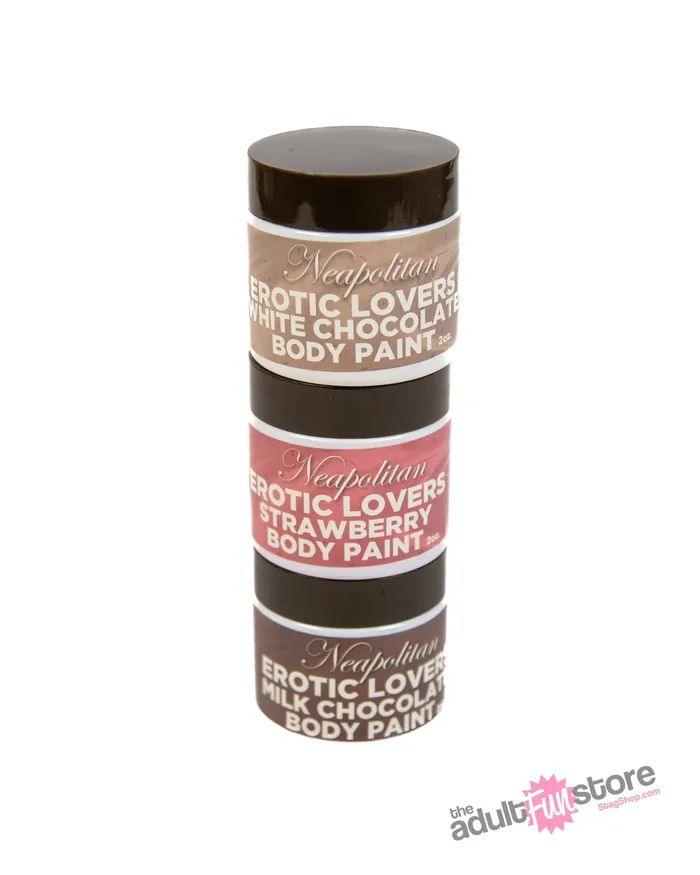 Female Sex Toys Hott Products Chocolate Lovers Neapolitan Body Paints Hott Products
