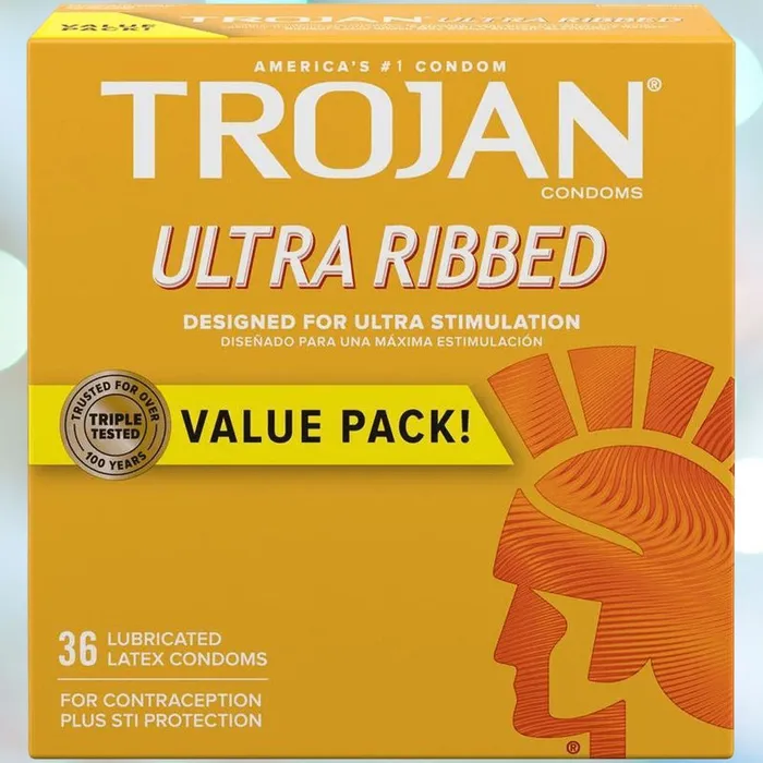 Female Sex Toys Trojan Trojan Ultra Ribbed Condoms