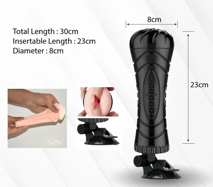Male Sex Toys Adultskart Vaginal Male Masturbator with Suction Cup