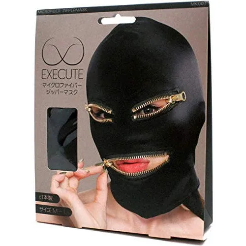 Male Sex Toys EXECUTE Execute Microfiber Mask With Zips