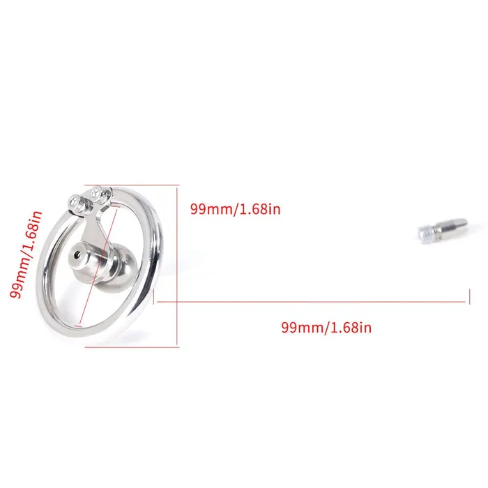 Oxyshop CH47 Negative Chastity Cage with Catheter Male Sex Toys