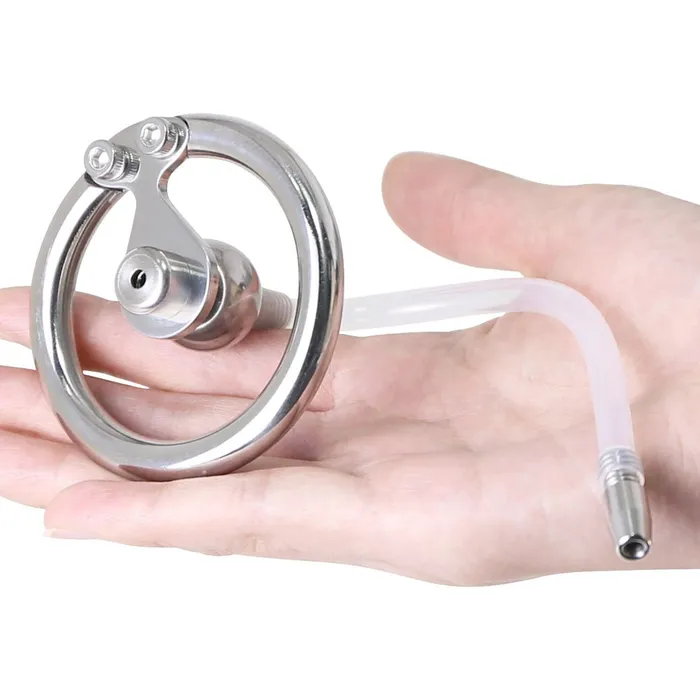Oxyshop CH47 Negative Chastity Cage with Catheter Male Sex Toys