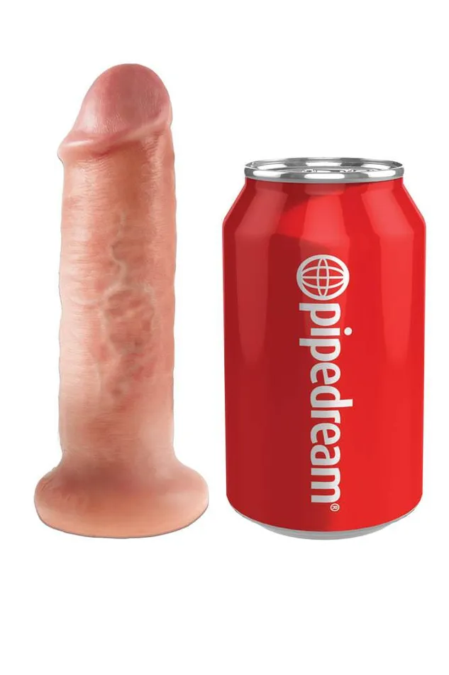 Pipedream Dildos Pipedream King Cock Vibrating Mini Sex Ball with Realistic Dildo 6 inch BeigeBlack