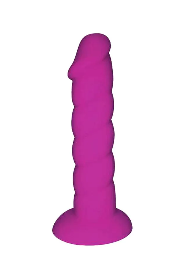 Rock Candy Toys Dildos Rock Candy Toys Suga Daddy 95 Inch Silicone Dildo Purple