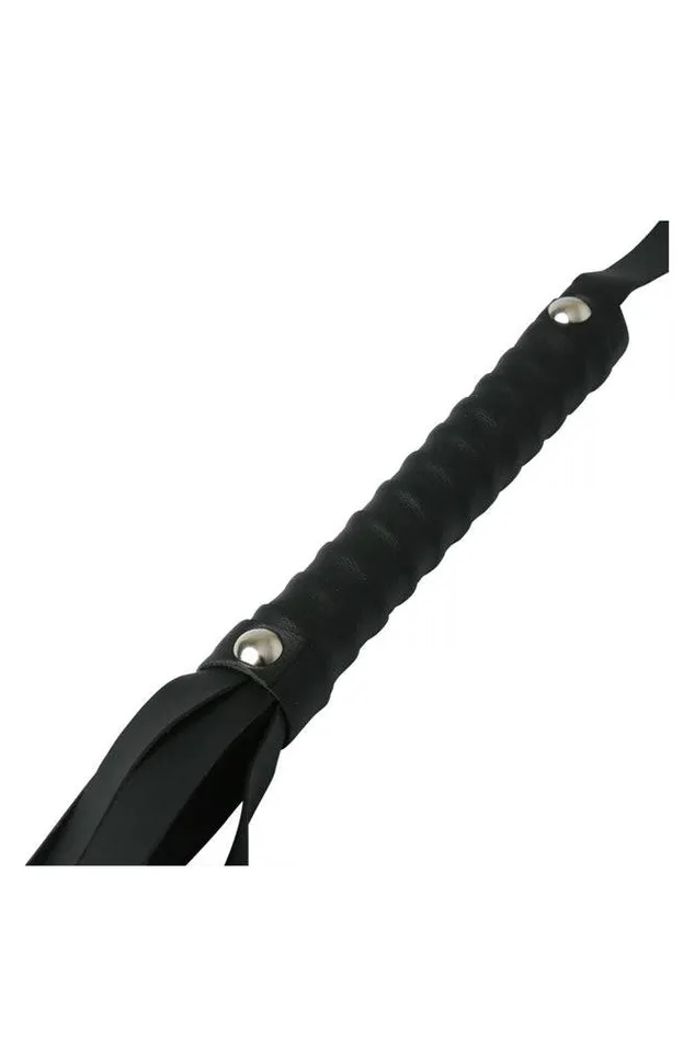 Sex Mischief Couples Sex Mischief Faux Leather Flogger Black