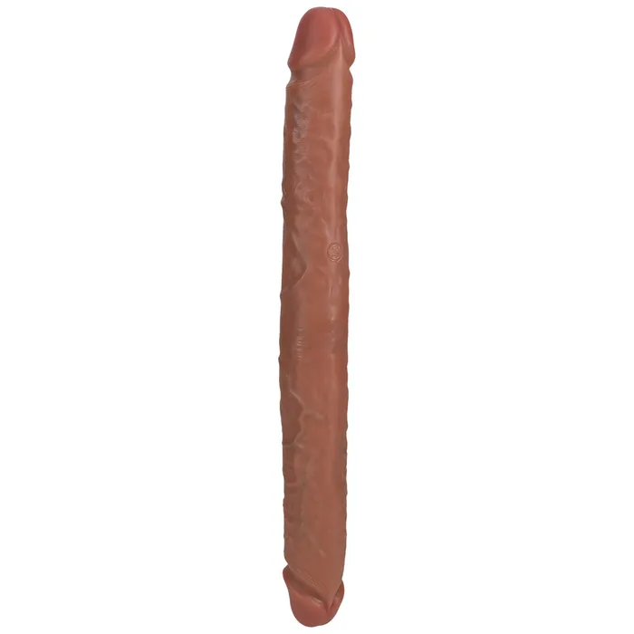 Shots Toys Dildos Shots Real Rock Straight Thick 16 Inch Double Dildo Tan