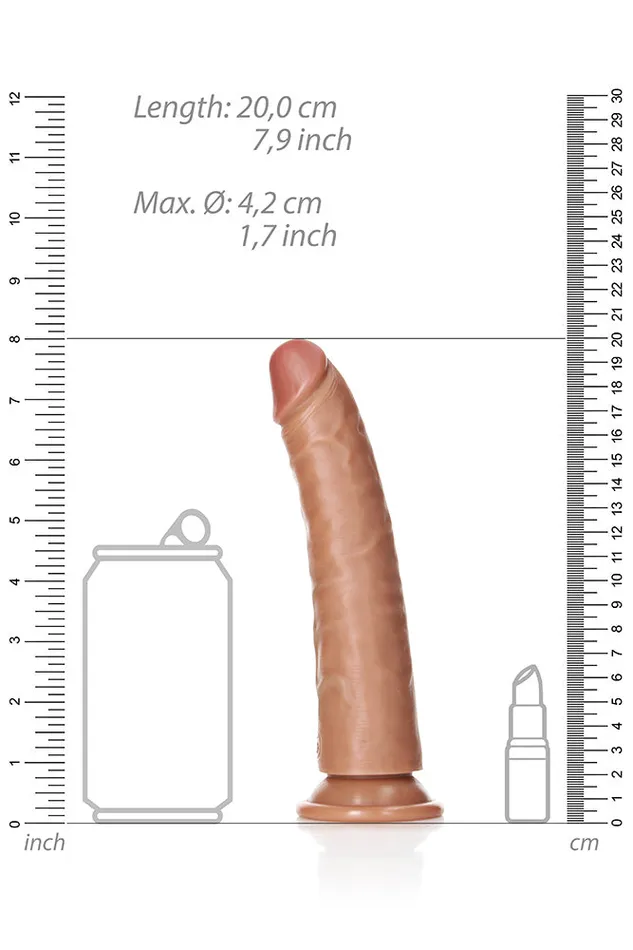 Shots Toys RealRock 7 inch Slim Dildo Various Colors Shots Toys Dildos