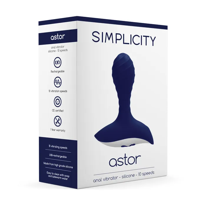 Shots Toys Vibrators Shots Simplicity Astor Blue
