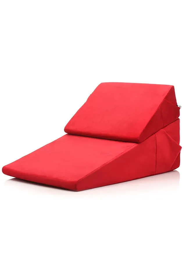 Vibrators XR Brands XR Brands Bedroom Bliss Love Cushion Foam Wedge Pillow Set Red Vibrators XR Brands XR Brands Bedroom Bliss Love Cushion Foam Wedge Pillow Set Red
