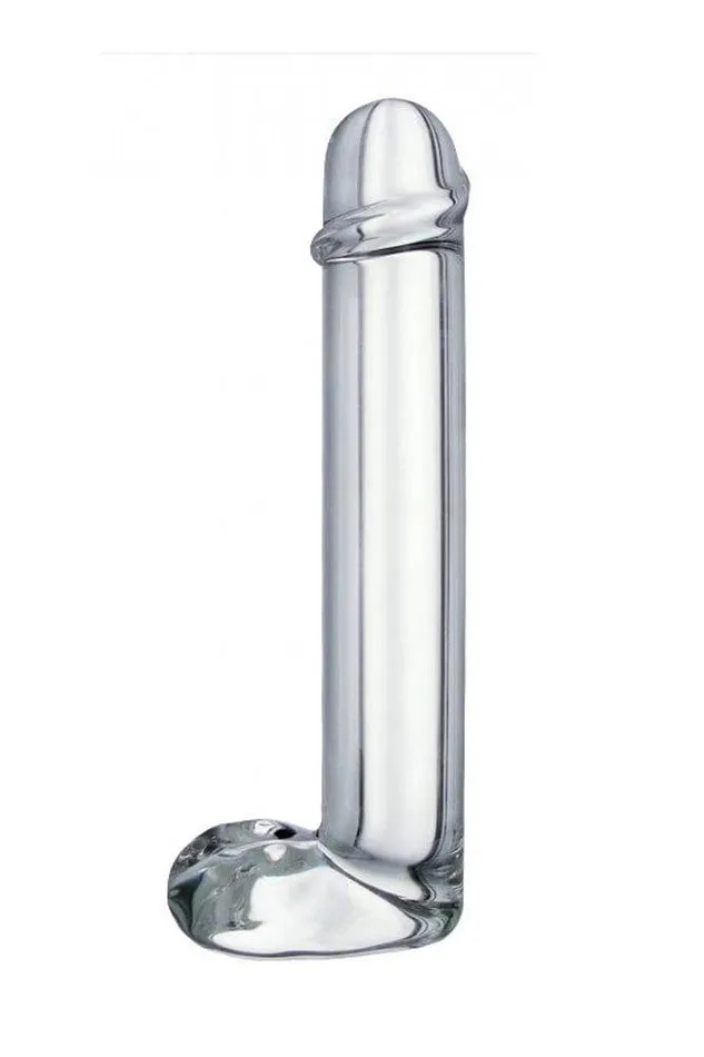 XR Brands Dildos XR Brands Prisms Sukra Glass Dildo Clear