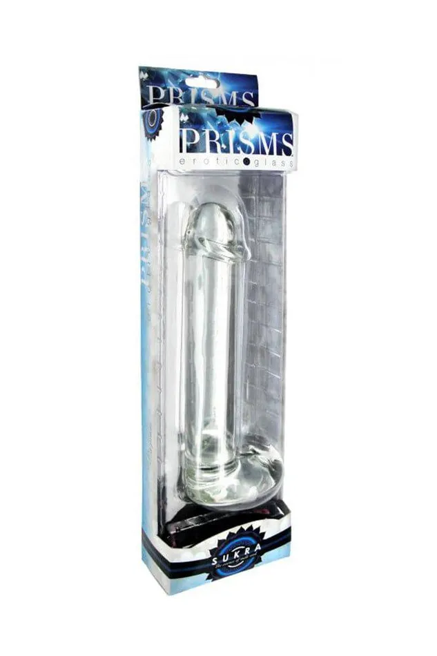 XR Brands Dildos XR Brands Prisms Sukra Glass Dildo Clear