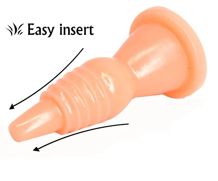 Anal FAAK Big Butt Plug Funnel Shape Anal Plug Screw Thread Dildo Adult Game Anal Trainer Sex Toys for Men Women Prostate Massage LAZADASEXTOYS