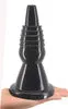 Anal FAAK Big Butt Plug Funnel Shape Anal Plug Screw Thread Dildo Adult Game Anal Trainer Sex Toys for Men Women Prostate Massage LAZADASEXTOYS