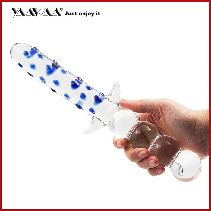 Anal Pyrex glass dildo fake penis crystal anal beads butt plug prostate massager gspot female masturbation Sex toys for women men LAZADASEXTOYS Anal Pyrex glass dildo fake penis crystal anal beads butt plug prostate massager gspot female masturbation Sex toys for women men LAZADASEXTOYS