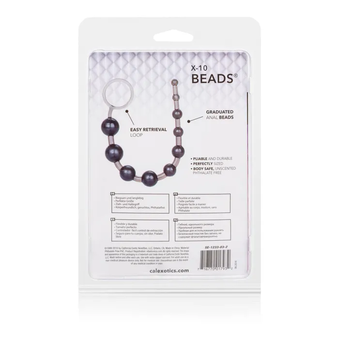 CalExotics Anal X10 Beads Black