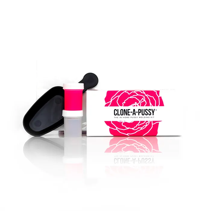 CloneaWilly Vibrators CloneaPussy Kit Hot Pink