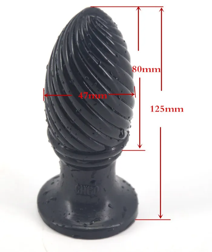 FAAK Cheap small pinecone thick anal plug couples flirt erotic toy fetish butt vagina stimulator dildo adult product promotion LAZADASEXTOYS Anal