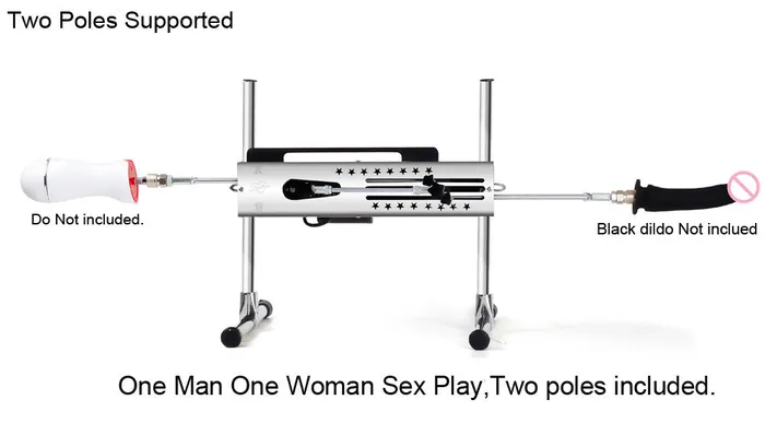 Female Sex Toys LAZADASEXTOYS New Upgraded Women and Man Sex Machine For Masturbation Super Quiet and Ultra Stable Support 2 People Adult Sex Machine