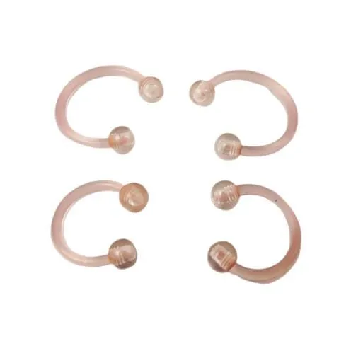 Female Sex Toys Lovegasm Comfy Horseshoe Plastic Nipple Rings Set