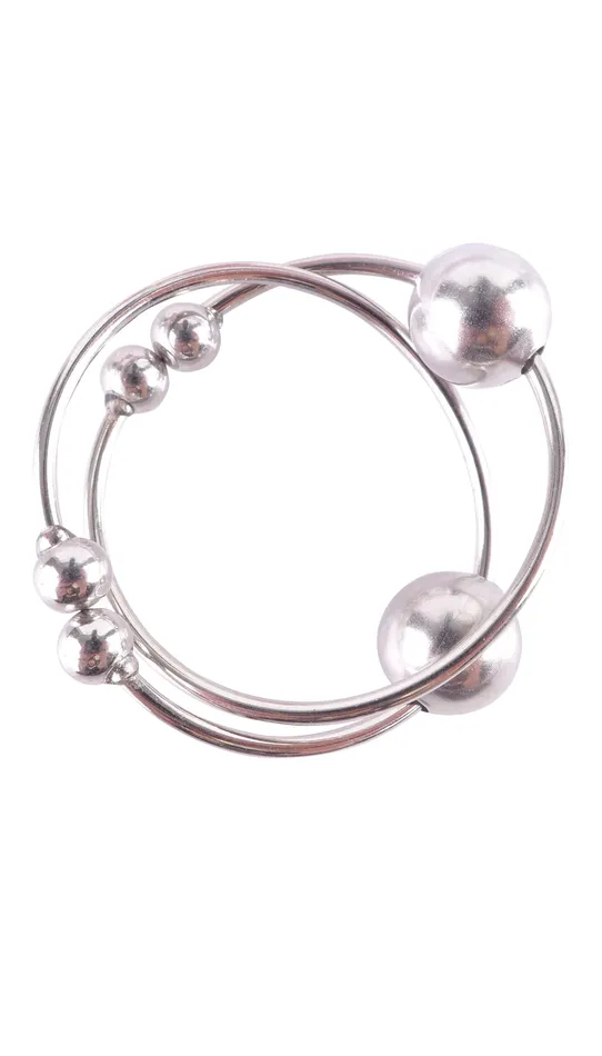 Pipedream Fetish Fantasy Series Nipple Bull Rings Silver Couples