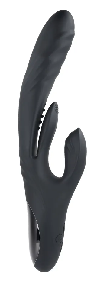 Playboy Vibrators Rapid Rabbit Vibrator Black