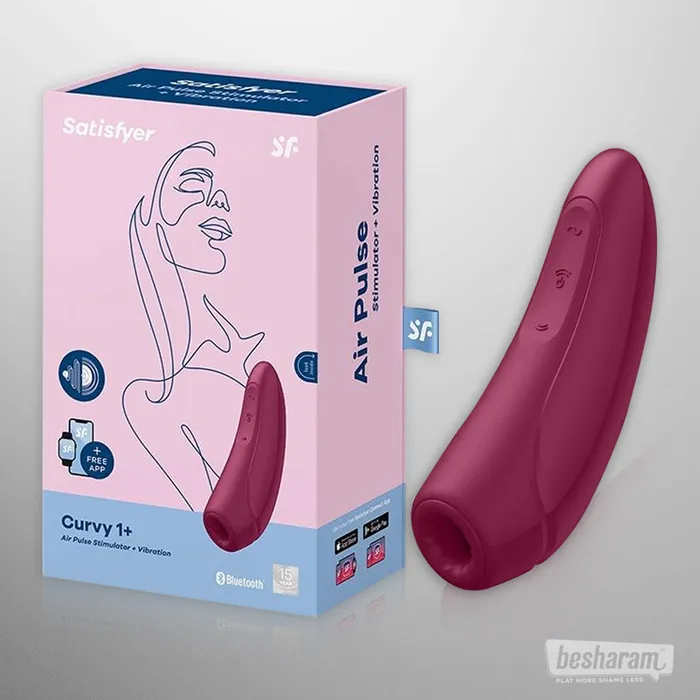 Vibrators Satisfyer Satisfyer Curvy 1 App Controlled Clitoral Stimulator Vibrators Satisfyer Satisfyer Curvy 1 App Controlled Clitoral Stimulator