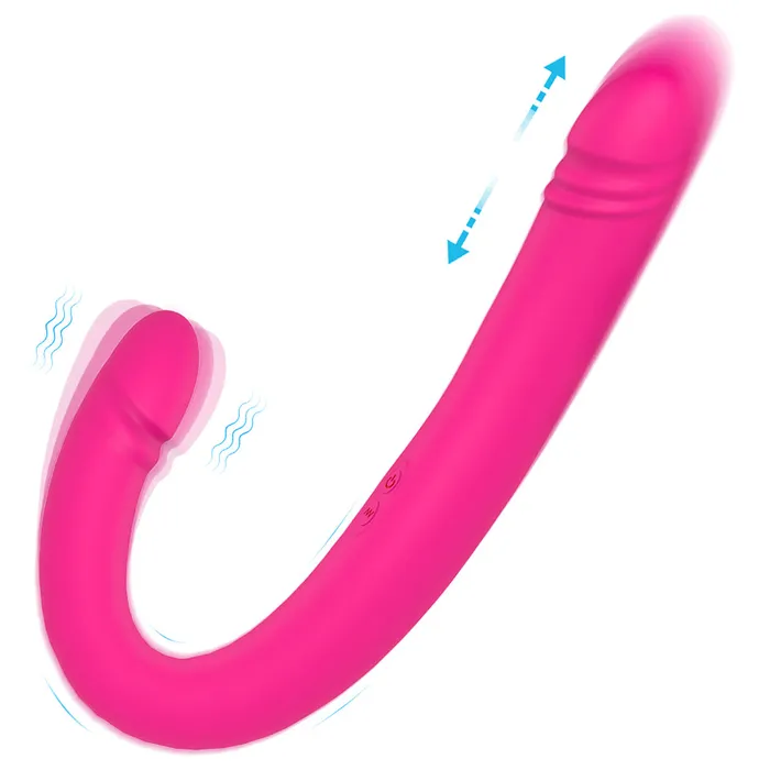 177 Inch Realistic DoubleEnded Dildo Gspot 9 Vibrations9 Pulses YOSPOSS Dildos 177 Inch Realistic DoubleEnded Dildo Gspot 9 Vibrations9 Pulses YOSPOSS Dildos