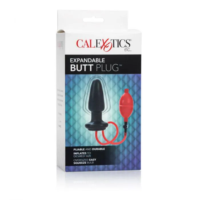 Anal California Exotics Expandable Butt Plug Black California Exotics