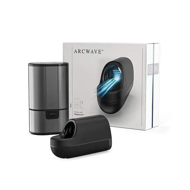 Arcwave Ion Pleasure Air Stroker Masturbator Black Arcwave Male Sex Toys