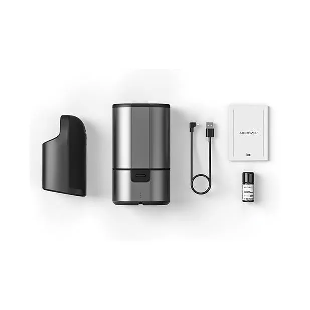 Arcwave Ion Pleasure Air Stroker Masturbator Black Arcwave Male Sex Toys