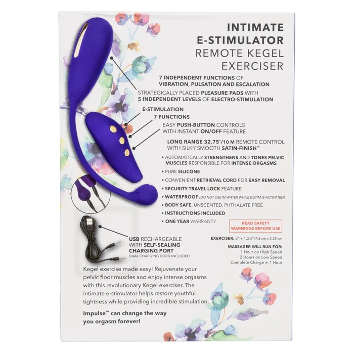 California Exotics Female Sex Toys California Exotics Impulse Intimate E Stimulator Remote Kegel Exerciser Purple California Exotics Female Sex Toys California Exotics Impulse Intimate E Stimulator Remote Kegel Exerciser Purple