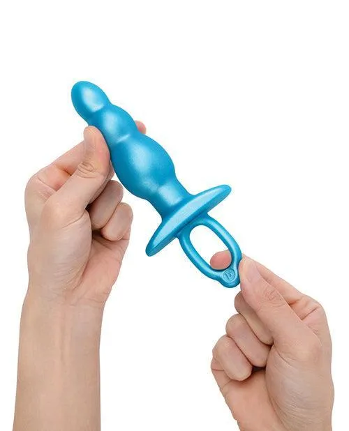 Cotr INC Anal BVibe Butties Bounce Beaded Tapered Plug Blue