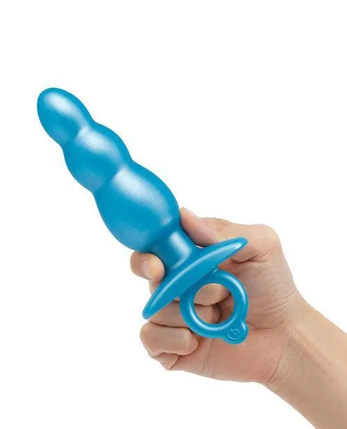 Cotr INC Anal BVibe Butties Bounce Beaded Tapered Plug Blue