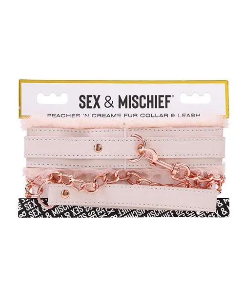 Couples Sportsheets International Sex Mischief Peaches n CreaMe Fur Collar Leash Couples Sportsheets International Sex Mischief Peaches n CreaMe Fur Collar Leash