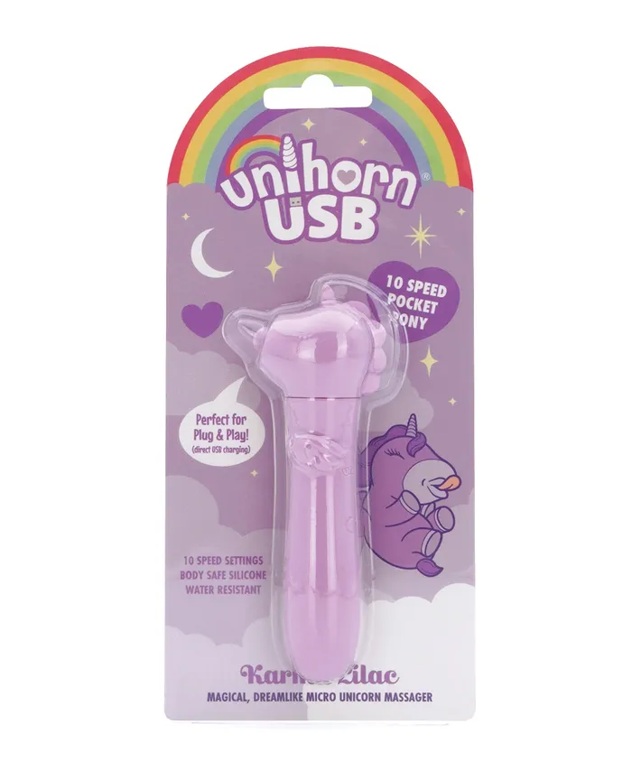 Creative Conceptions Female Sex Toys Unihorn USB Bullet Karma Lilac