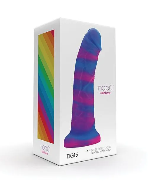 Dildos Bodispa INC Nobu Rainbow 8 Dildo Wsuction Cup Cosmic