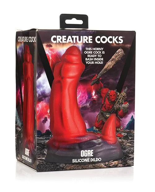 Dildos Creature Cocks Ogre Silicone Dildo Red Xr LLC