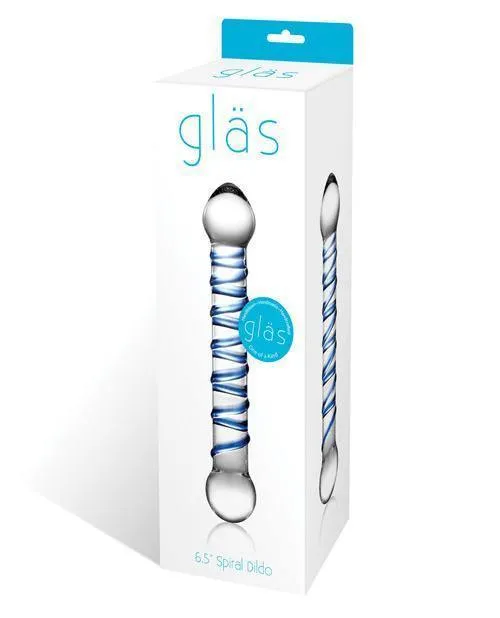 Dildos Electric Eel INC Glas 65 Spiral Dildo