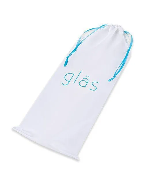 Dildos Electric Eel INC Glas 9 Classic Curved Dual Ended Dildo Clear