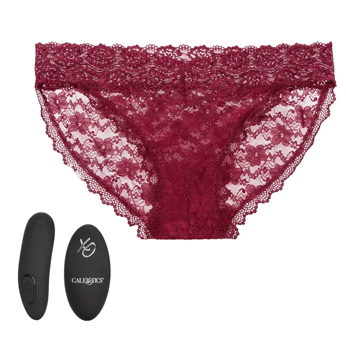 Female Sex Toys California Exotics Remote Control Vibrating Lace Panty Set California Exotics
