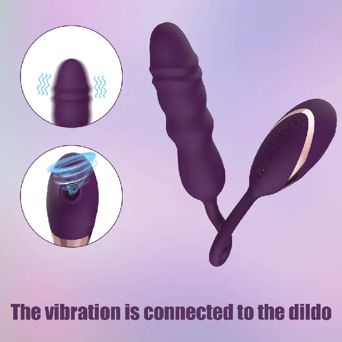 Female Sex Toys propinkup 3 IN 1 Sucking Thrusting Dildo Vibrator GSpot Dildos Woman Clit Stimulate Sex Toy
