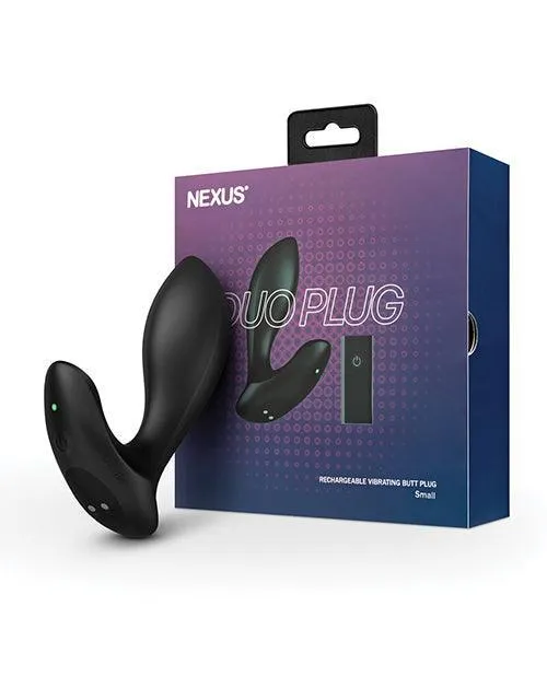 Libertybelle Marketing Anal Nexus Duo Vibrating Butt Plug Black