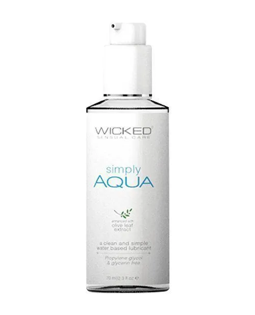 Lubricants Wicked Sensual Care Simply Aqua Water Based Lubricant Wicked Sensual Care Lubricants Wicked Sensual Care Simply Aqua Water Based Lubricant Wicked Sensual Care
