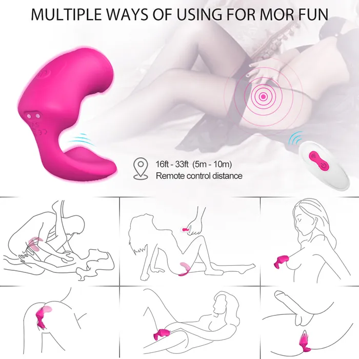 Male Sex Toys YOSPOSS 29 Modes Wearable Vibrator Women Masturbator Dildo Clit Anal Massager