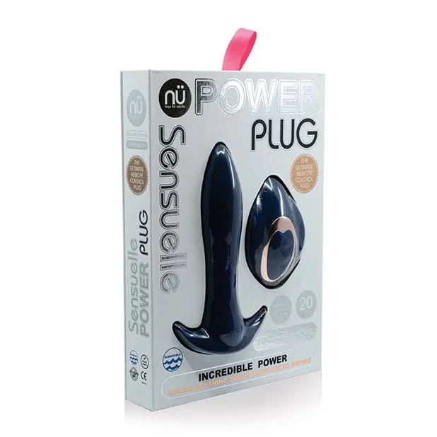Nu Sensuelle Power Plug Remote Control Vibrating Butt Plug Black Nu Sensuelle Anal Nu Sensuelle Power Plug Remote Control Vibrating Butt Plug Black Nu Sensuelle Anal