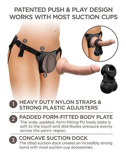 Pipedream Products Female Sex Toys King Cock Elite Ultimate Vibrating Silicone Body Dock Kit Wremote Pipedream Products Female Sex Toys King Cock Elite Ultimate Vibrating Silicone Body Dock Kit Wremote