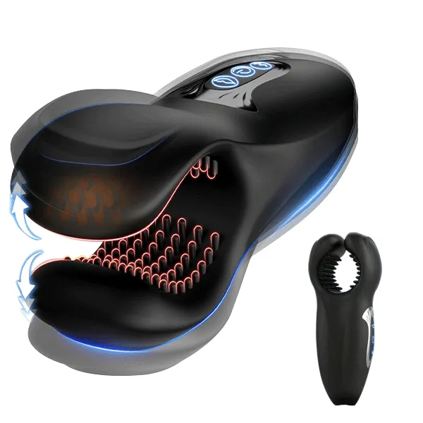 propinkup Male Sex Toys Male Masturbator Penis Training Vibrator with 10 Dual Headed Bite Vibration propinkup Male Sex Toys Male Masturbator Penis Training Vibrator with 10 Dual Headed Bite Vibration